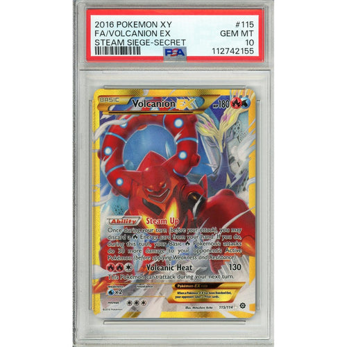 Pokemon Graded: Volcanion EX PSA 10