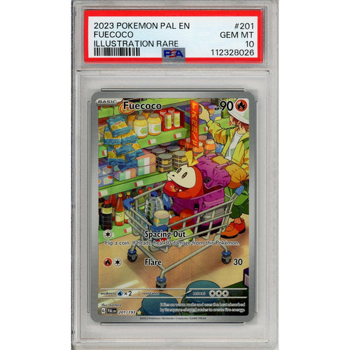 Pokemon Graded: Fuecoco 201/193 Paldea Evolved (2023) IR Holo PSA 10