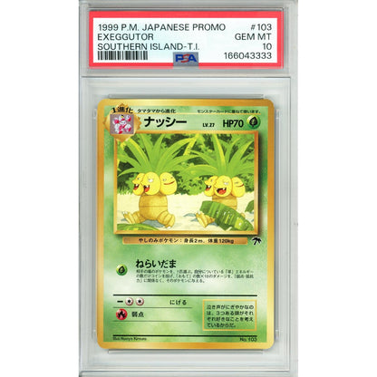 Pokemon Graded: JP Exeggutor #103 Southern Islands (1999) PSA 10