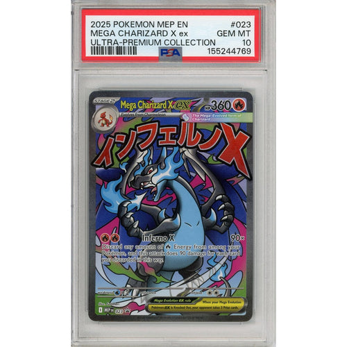 Pokemon Graded: Mega Charizard X ex #23 UPC Promo (2025) PSA 10