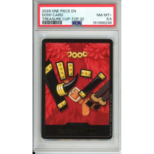 One Piece Graded: Luffy Elbaph Don!! Treasure Cup Top 32 (2026) PSA 8.5
