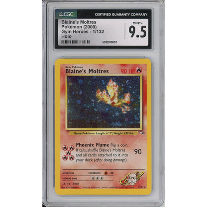 Pokemon Graded: Blaine's Moltres CGC 9.5