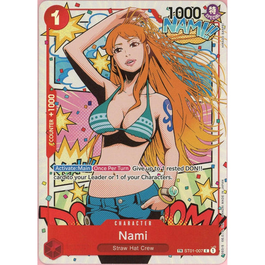 One Piece SIngle: Nami Manga Alt Art ST01-007 Wings Of The Captain LP