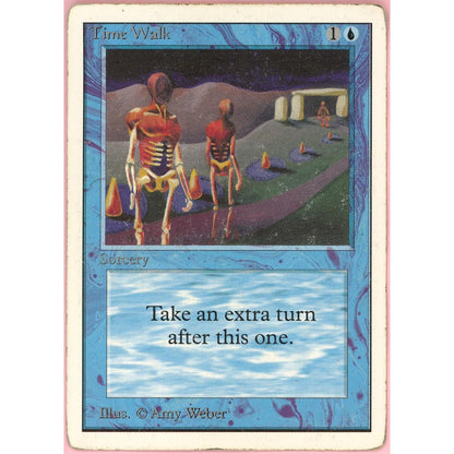 MTG Single: Time Walk Unlimited Edition (1993) HP