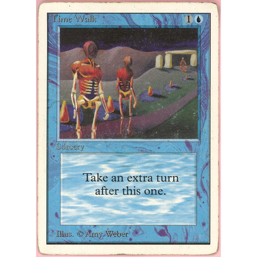 MTG Single: Time Walk Unlimited Edition (1993) HP