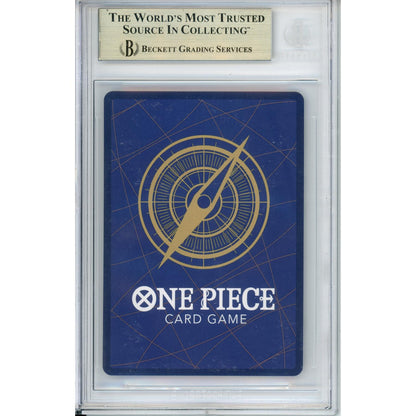 One Piece Graded: Monkey D. Luffy PRB01 Manga Alternate Art Beckett 10