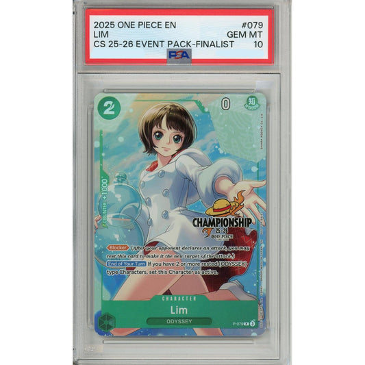 One Piece Graded: Lim P-076 Championship Event Pack Finalist PSA 10