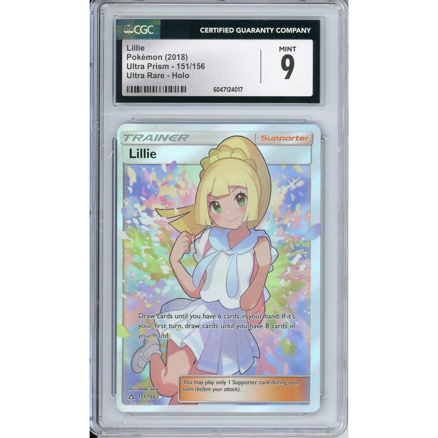 Pokemon Graded: Lillie CGC 9
