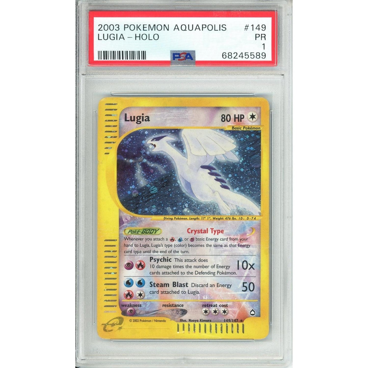 Pokemon Graded: Lugia PSA 1