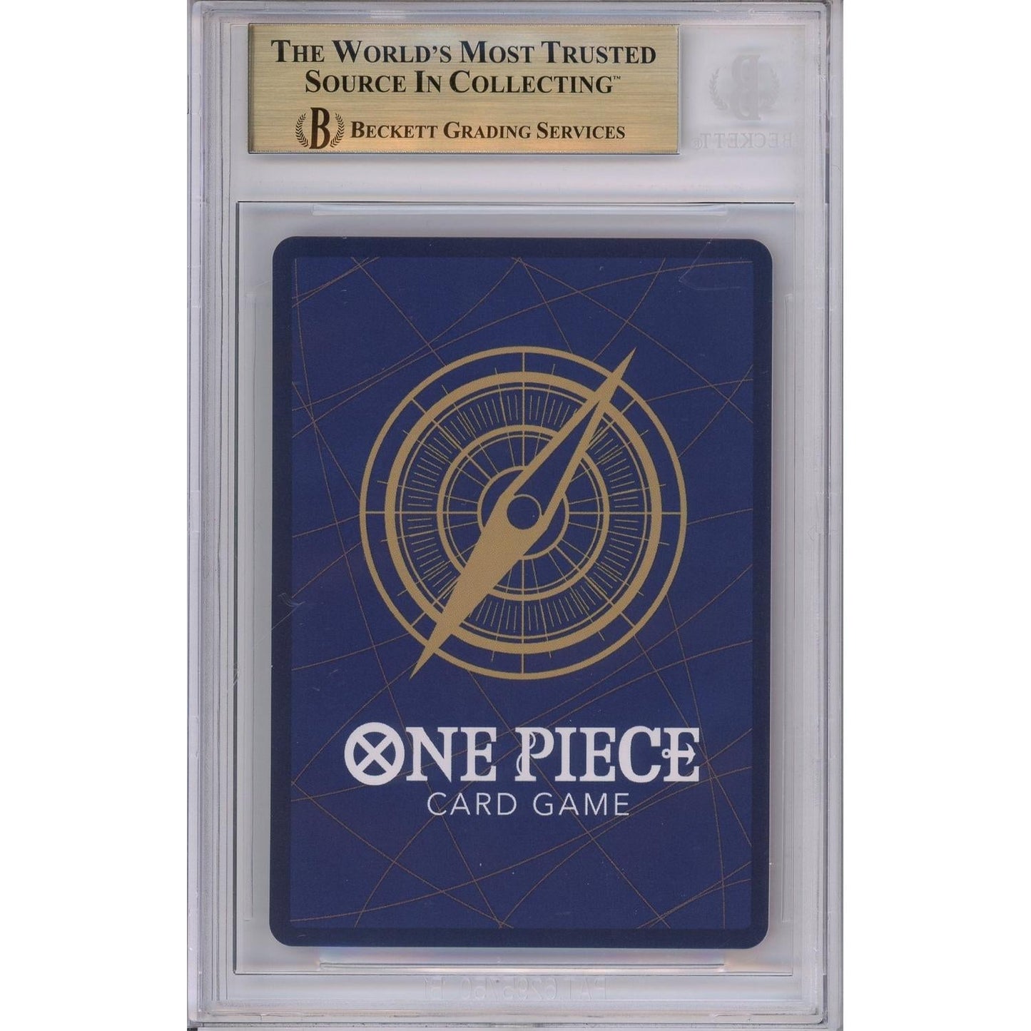One Piece Graded: JP Monkey D. Luffy ST21-014 20th Anniversary Beckett 10