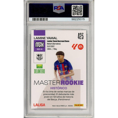 Graded Topps: Lamine Yamal Master Rookie #423 EA Sports PSA 10