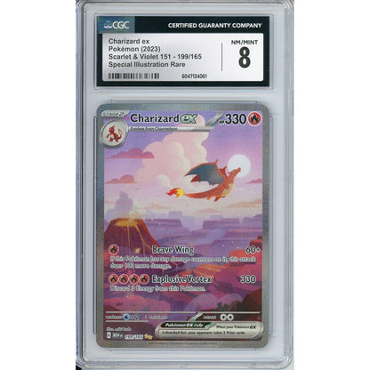 Pokemon Graded: Charizard ex CGC 8