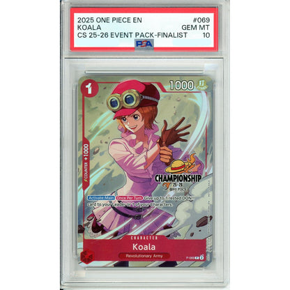 One Piece Graded: Koala P-069 Event Pack Finalist (2025) PSA 10