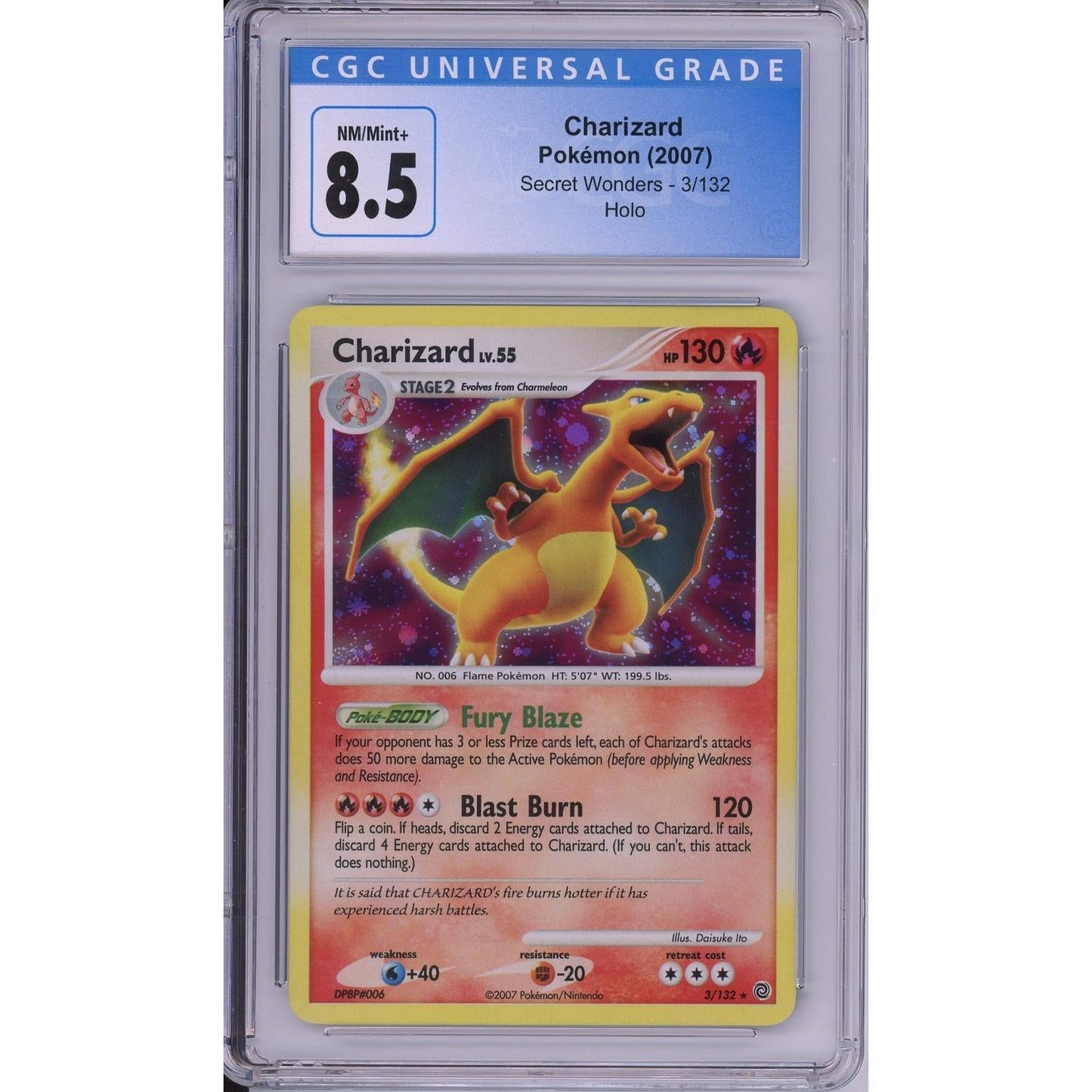 Pokemon Graded: Charizard CGC 8.5