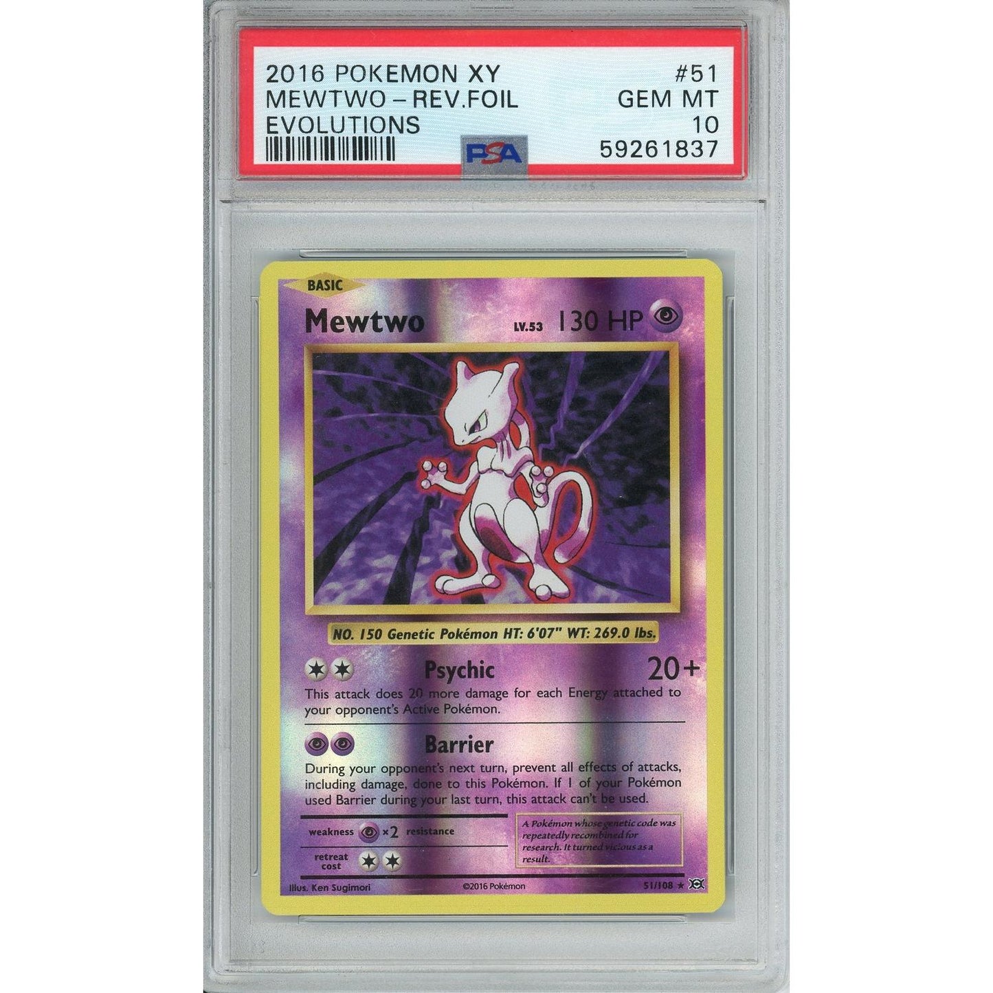 Pokemon Graded: Mewtwo PSA 10