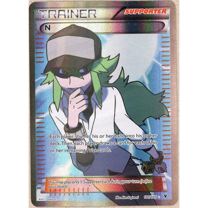 Pokemon Single: N 101/101 Noble Victors (2011) Full Art NM