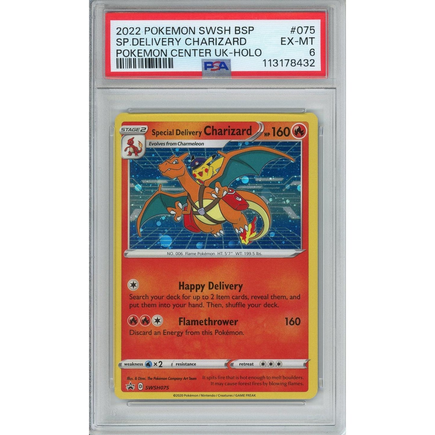 Pokemon Graded: Special Delivery Charizard PSA 6