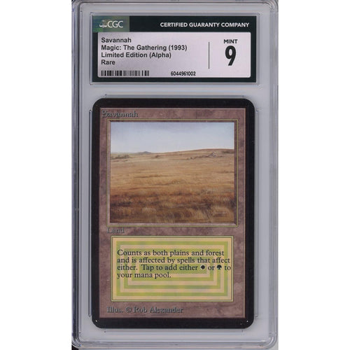MTG Graded: Savannah Limited Edition (Alpha) CGC 9