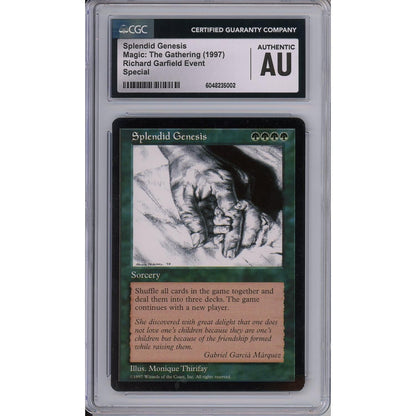 MTG Graded: Splendid Genesis CGC Authenticated