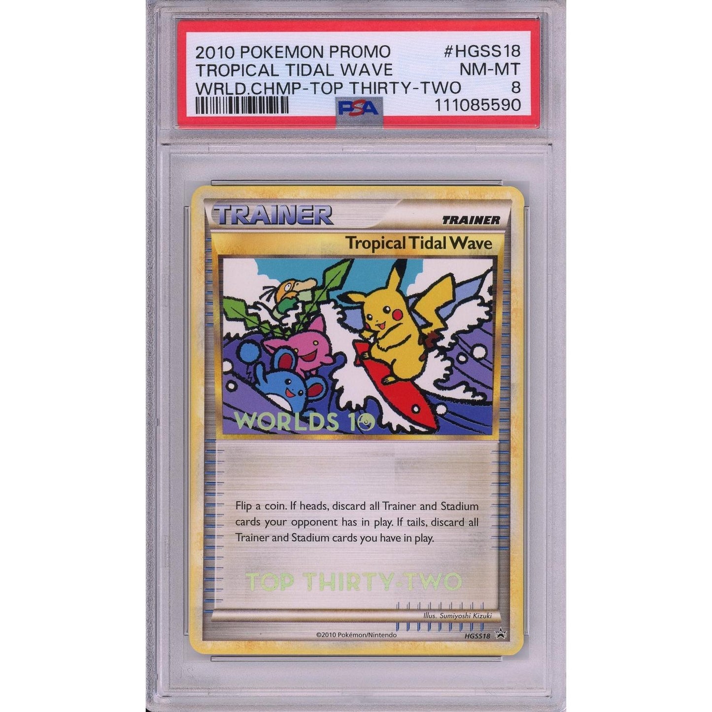 Pokemon Graded: Tropical Tidal Wave PSA 8
