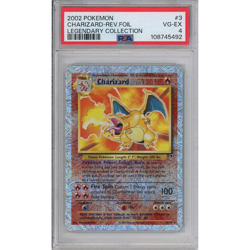Pokemon Graded: Charizard Legendary Collection PSA 4