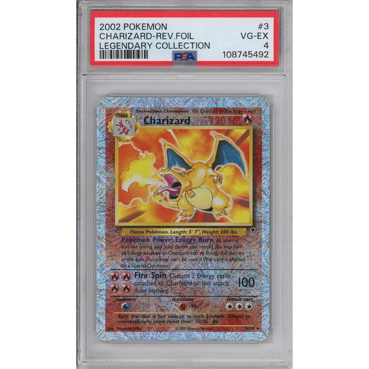 Pokemon Graded: Charizard Legendary Collection PSA 4