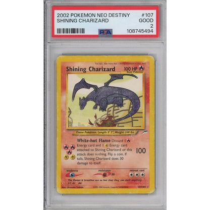 Pokemon Graded: Shining Charizard PSA 2