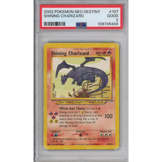 Pokemon Graded: Shining Charizard PSA 2