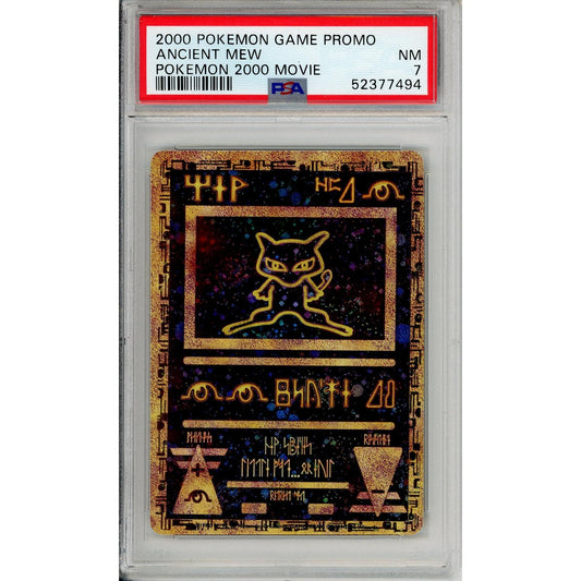 Pokemon Graded: Ancient Mew Movie Promo (2000) Holo PSA 7