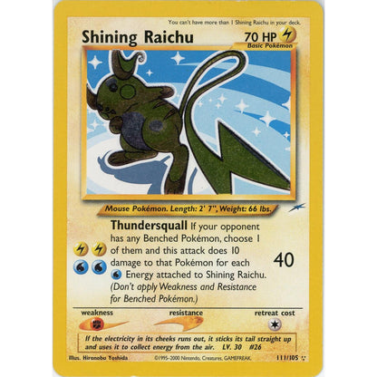 Pokemon Single: Shining Raichu 111/105