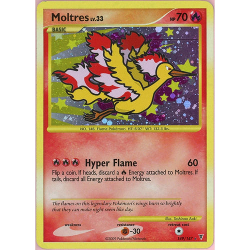 Pokemon Single: Moltres 149/147 Supreme Victors (2009) Holo LP