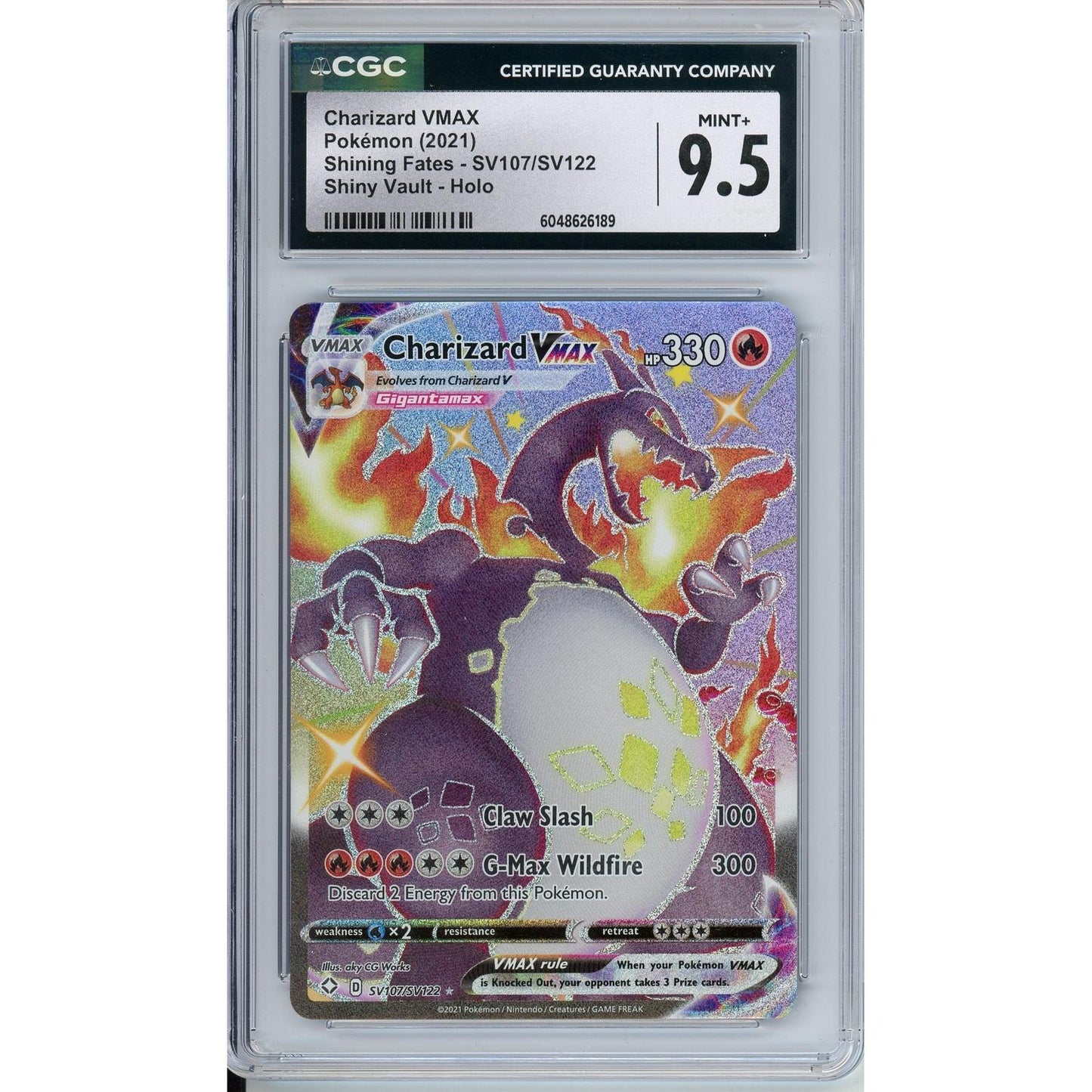 Pokemon Graded: Charizard VMAX CGC 9.5