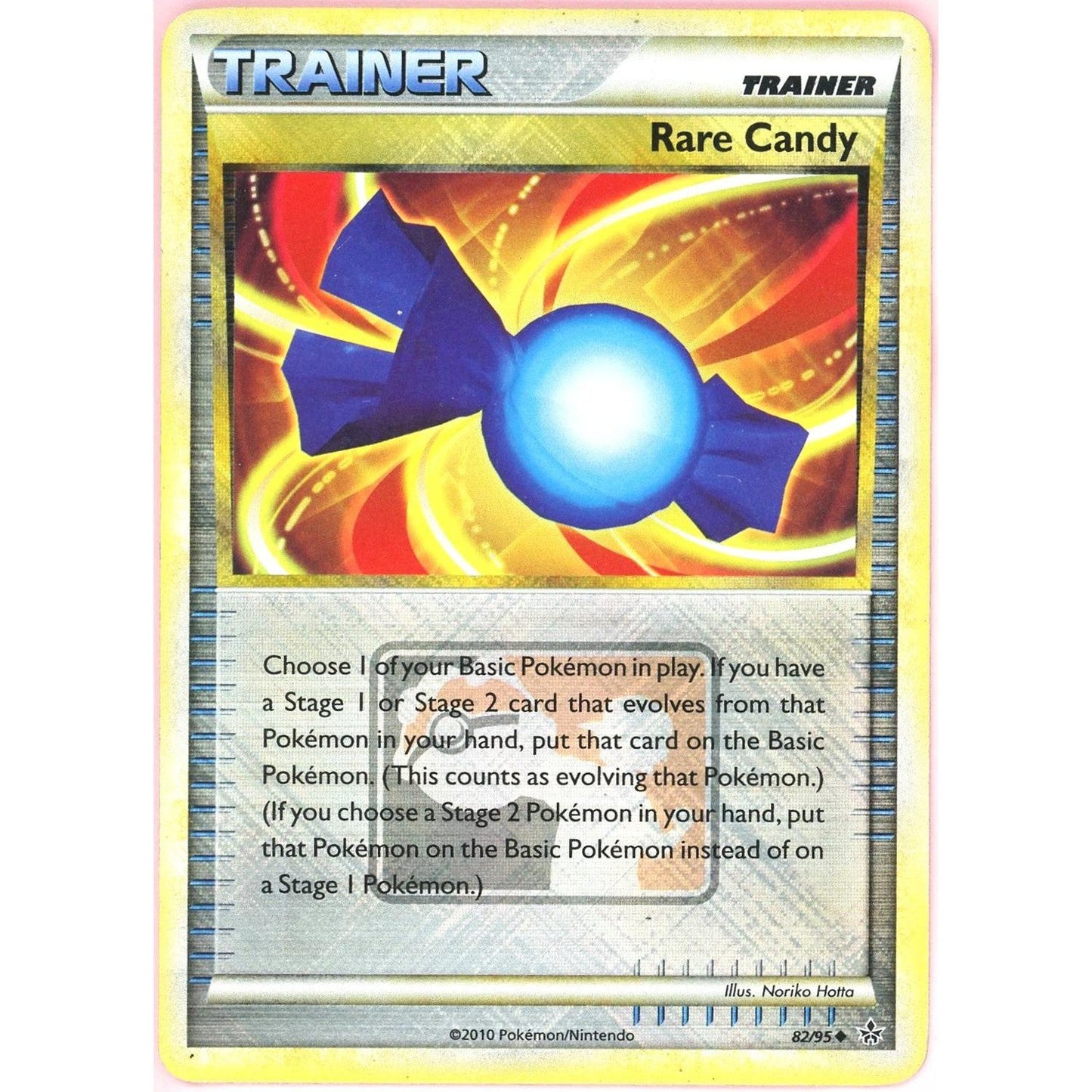 Pokemon Single: Trainer Rare Candy 82/95 League Promo Unleashed (2010) Reverse Foil MP