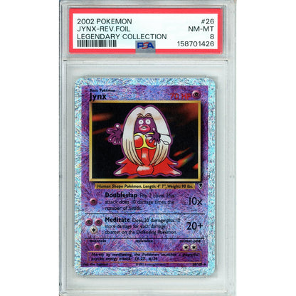 Pokemon Graded: Jynx 26/110 Legendary Collection (2002) Rev. Foil PSA 8