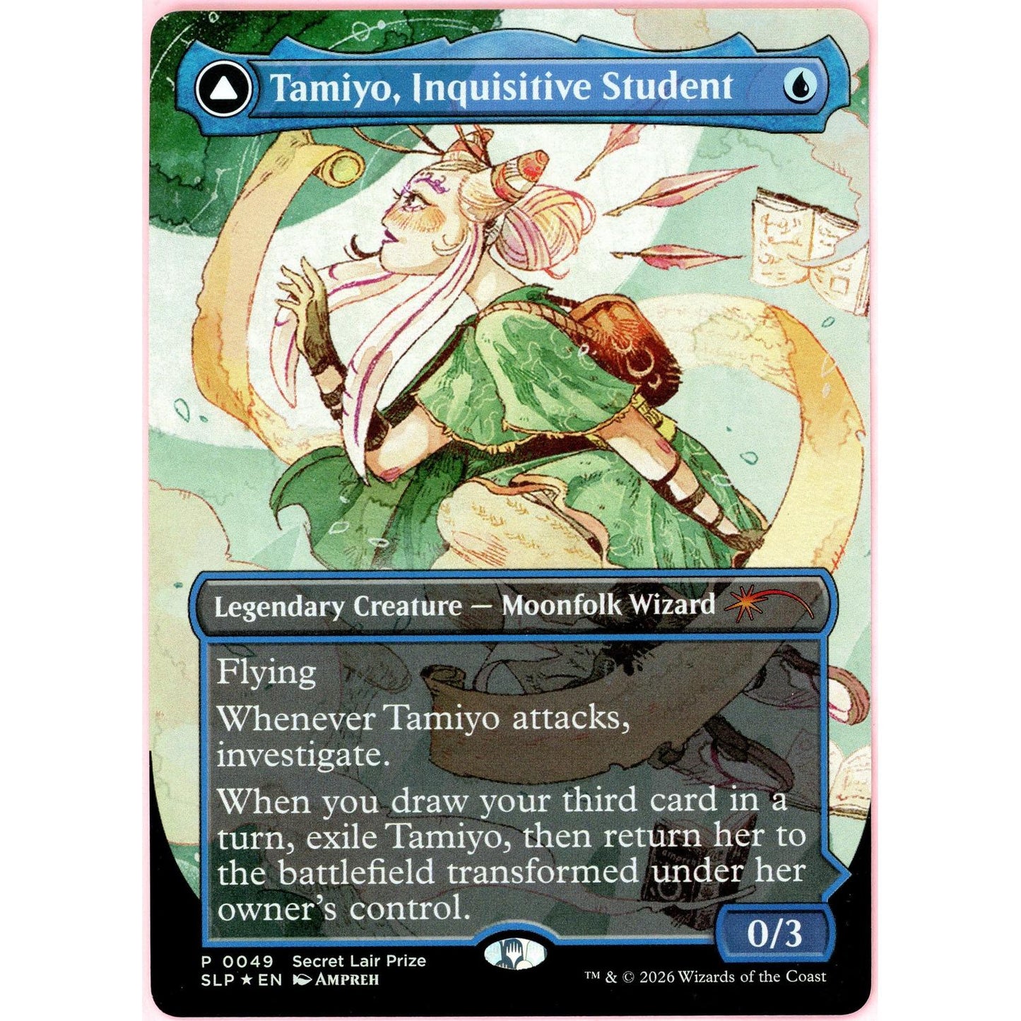 MTG Single: Tamiyo, Inquisitive Student/Seasoned Scholar #49 Secret Lair (2026) Holo NM