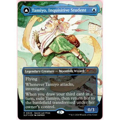 MTG Single: Tamiyo, Inquisitive Student/Seasoned Scholar #49 Secret Lair (2026) Holo NM