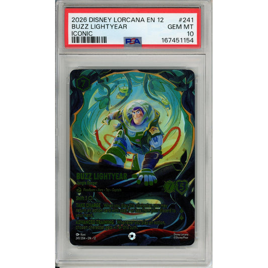 Lorcana Graded: Buzz Lightyear Jungle Ranger 241/204 Wilds Unknown (2026) PSA 10