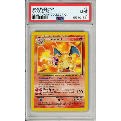 Pokemon Graded: Charizard 3/110 Legendary Collection (2002) PSA 9