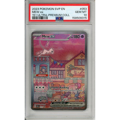Pokemon Graded: Mew ex #53 151 Ultra Premium Collection Promo (2023) PSA 10