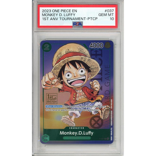 One Piece Graded: Monkey D. Luffy 1st Anniversary Tournament PSA 10