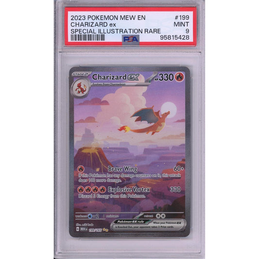 Pokemon Graded: Charizard ex 199/165 Scarlet & Violet (2023) SIR Holo PSA 9