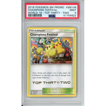 Pokemon Graded: Champions Festival World Championships 2018 PSA 9
