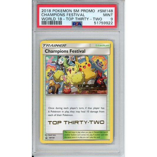 Pokemon Graded: Champions Festival World Championships 2018 PSA 9