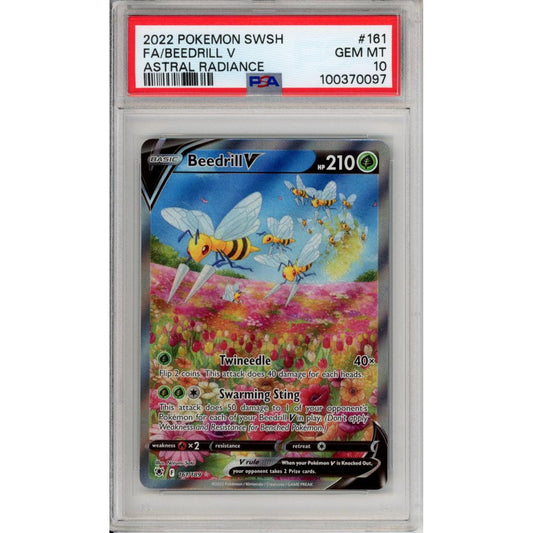 Pokemon Graded: Beedrill V Alt PSA 10