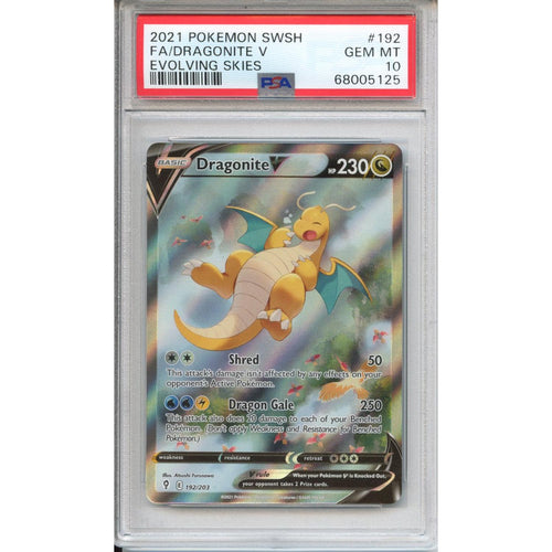 Pokemon Graded: Dragonite V Alt PSA 10