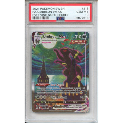 Pokemon Graded: Umbreon Vmax Alt PSA 10