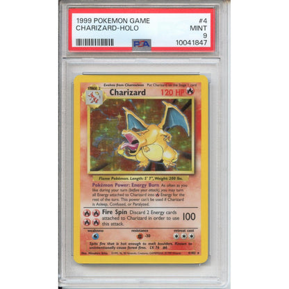 Pokemon Graded: Base Set Charizard PSA 9