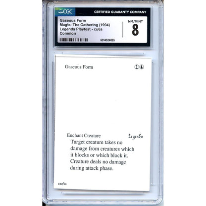 Magic Graded: Gaseous Form Playtest CGC 8