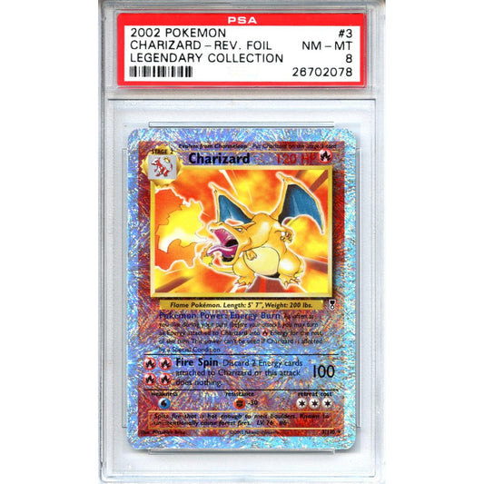 Pokemon Graded: Legendary Collection Charizard PSA 8