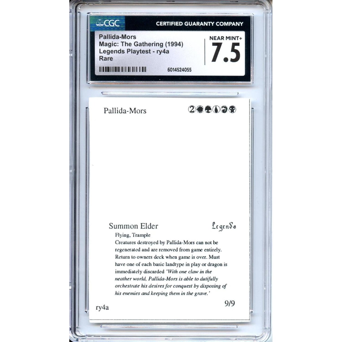 Magic Graded: Pallida-Mors CGC 7.5